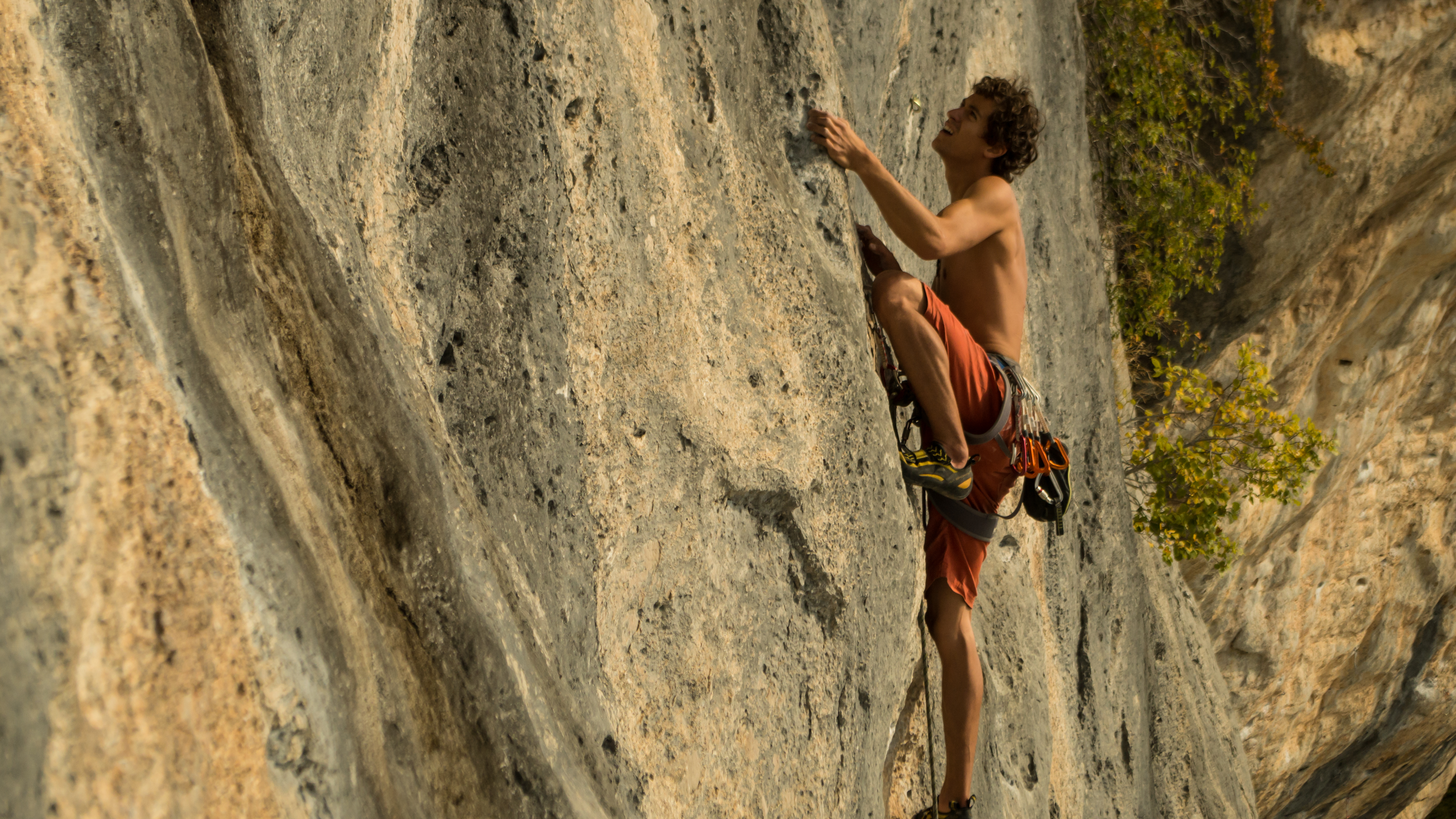 Escalade voie naturelle